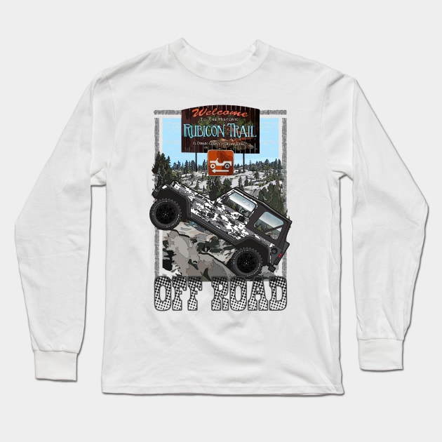 The Rubicon Trail Long Sleeve T-Shirt by JRCustoms44